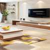 TABLE TELEVISEUR BLANC BEIGE + TABLE BASSE thumb 1