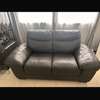 Salon cuir 6 places gris +1 canape en tissu offert thumb 3