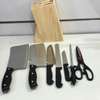 Ensemble 6 couteaux cuisine lame inox bloc bois thumb 8