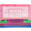 Cage oiseaux grande taille bleu vert perchoir bois thumb 1