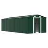 Abri de jardin 257x580x181 cm Métal Vert thumb 0