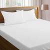 Drap blanche 100% coton avec 2 oreillers thumb 0