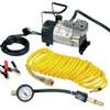 Compresseur d'air portable 12V avec manomètre et tuyau jaune thumb 0