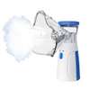 Inhalateur nébuliseur portable blanc et bleu léger thumb 0