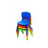 Chaise en plastique colorée H28 cm thumb 1
