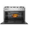 CUISINIERE HISENSE 5FEUX 90X60 A GAZ GRIS HFG90335RX thumb 1