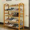 Étagère de rangement chaussure en bois 5 niveaux thumb 0