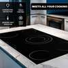PLAQUE VERTA 5FEUX 90X60 VITROCERAMIQUE ELECTRIQUE MS293 thumb 0