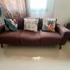 Salon 6 places en tissu marron a vendre thumb 1