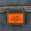 Hermes jean denim bleu coupe droite confortable thumb 1