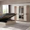 CHAMBRE A COUCHER ARMOIRE 6BATTANTS 5PIECES BEIGE ELIF5 thumb 2