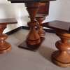 TABLE RONDE BOIS MASSIF - x3 CHAISES thumb 3