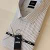 Boss chemise rayée fines rayures blanc thumb 1