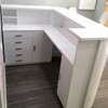 Bureau professionnel bois marron + chaise ergonomique thumb 3