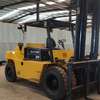 Linde chariot élévateur industriel capacité lourde jaune thumb 1