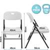 Lot de 4 Chaises pliante Plastique polyéthylène thumb 0