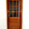 Porte bois rouge massif thumb 1