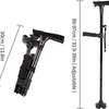 Canne Pliable Réglable, Lampe LED et alarme SOS - 86 à 97 cm thumb 11