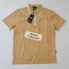 Boss polo homme vert foncé col zippé manches courtes thumb 4