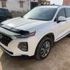Hyundai Santa Fe 2019 SUV blanc spacieux polyvalent thumb 1