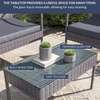 Salon de jardin 4places (2+1+1) avec table thumb 2