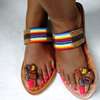 Chaussures Africaine perlé en cuir thumb 0