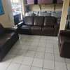 SALON EN CUIR MARRON thumb 0