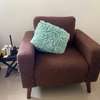 Salon 6 places en tissu marron a vendre thumb 2
