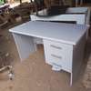 Bureau professionnel bois marron + chaise ergonomique thumb 1