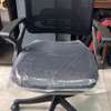 Chaise de bureau ergonomique noire maille respirante thumb 0