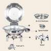 Chafing dish avec couvercle en verre thumb 2