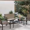 Salon de jardin 2+1+1 avec table thumb 0