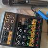 Table de mixage professionnelle avec 2 microphones thumb 5