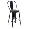 Ensemble de 4 tabourets haut de bar + table haute thumb 5
