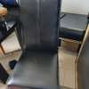 table a manger 6places chaises en cuir thumb 1
