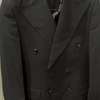 Veste noire double boutonnage coupe ajustée thumb 0