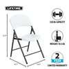 Chaise LIFETIME pliante en polypropylène thumb 0