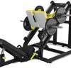 Presse à jambes inclinée noire et jaune fitness thumb 1
