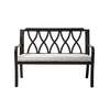 Banc de jardin avec structure en alu, avec coussin thumb 3