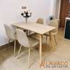 Table à Manger Style Scandinave 4 Personnes en Bois thumb 0