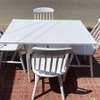 Ensemble table blanche+ 4 chaises thumb 1