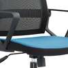 CHAISE SECRETAIRE A MAILLE D1-698BB BLEUE/NOIRE 57*62*100 thumb 2