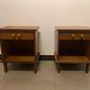 DEUX TABLES de CHEVET en BOIS BRUT thumb 0