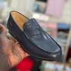 Mocassins cuir noir confort souple élégant thumb 6