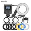 Macro 48 LED Anneau Flash Light LCD  Power Control thumb 0