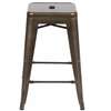 Tabouret vintage en métal thumb 2