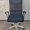 Chaise bureau ergonomique noire réglable maille thumb 1
