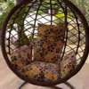 Fauteuil suspendu rotin  avec coussins thumb 1