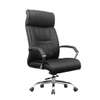 Fauteuil bureau cuir noir ergonomique réglable thumb 0