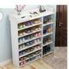 Étagère Chaussures Rangement En Bois BLANC thumb 1